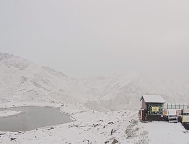 Zaterdag weer sneeuw?